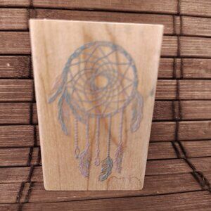 Stampabilities Dream Catcher Rubber Stamp 2016 Southwest Native American 